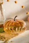 Terrain Glass Pumpkin, 7" In Orange