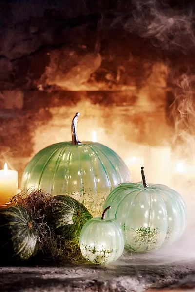 Terrain Glass Pumpkin In Blue