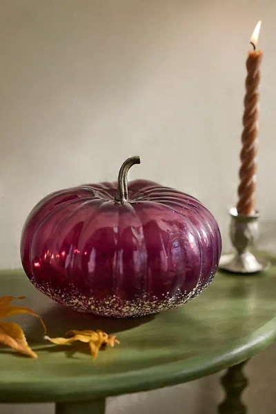 Terrain Glass Pumpkin In Red