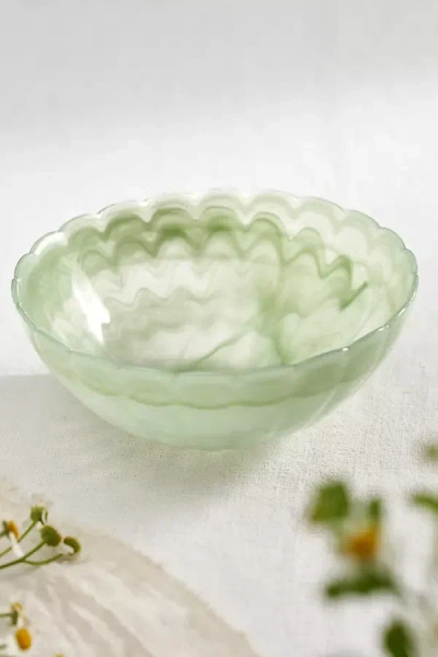 Terrain Glass Scallop Bowl