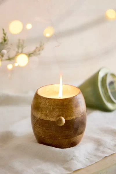 Terrain Gnome Candle In Brown