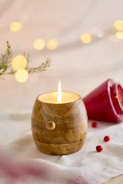Terrain Gnome Candle In Brown