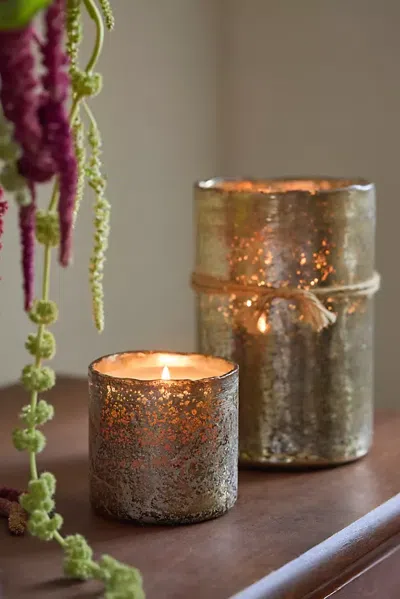 Terrain Gold Mercury Glass Candle, Ginger Patchouli