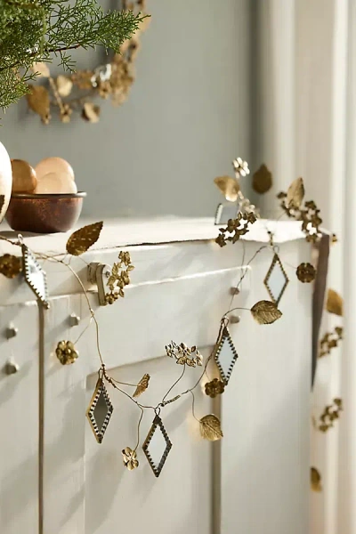 Terrain Golden Leaf + Mirror Garland