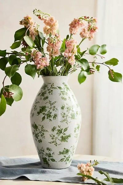 Terrain Green Chinoiserie Vase, Large