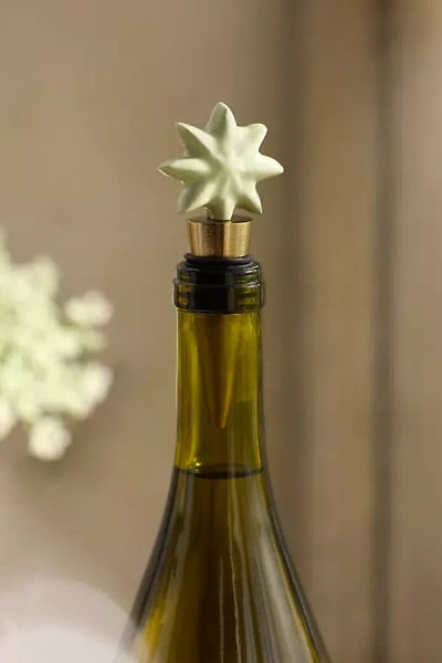 Terrain Green Star Wine Stopper In Gold