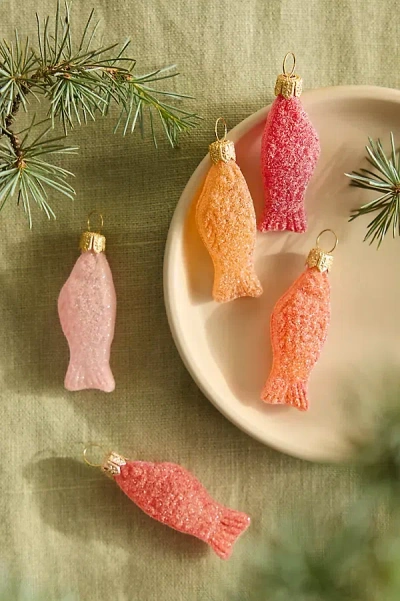 Terrain Gummy Fish Ornaments, Set Of 5 In Multi