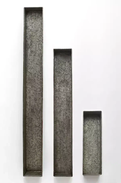Terrain Habit + Form Trough, Dark Zinc In Silver