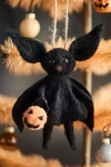 Terrain Halloween Baby Batson Felt Critter In Multi