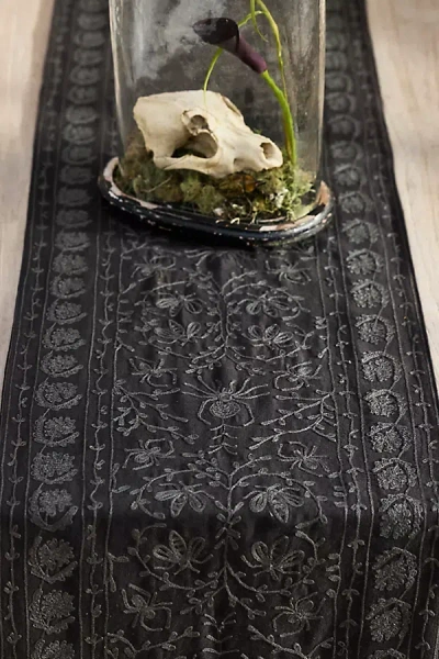 Terrain Halloween Crewel Stitch Runner