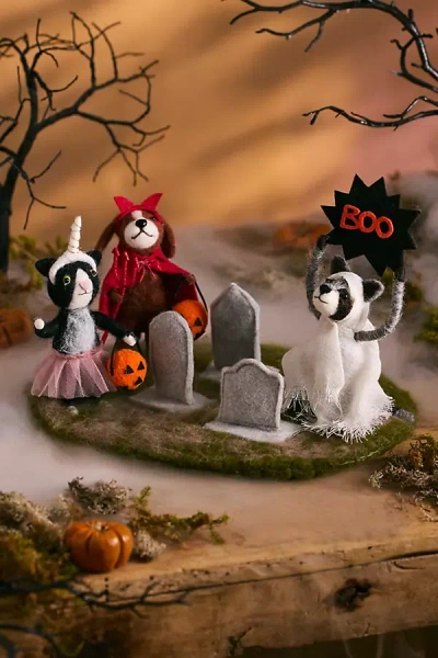 Terrain Halloween Graveyard Felt Critter Scene