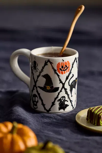 Terrain Halloween Icon Lattice Mug In Multicolor