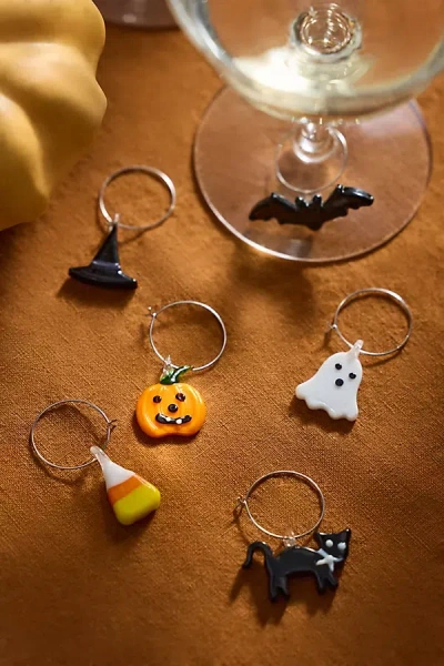 Terrain Halloween Icon Wine Charms, Set Of 6