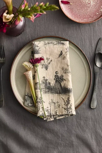 Terrain Halloween Toile Linen Napkins, Set Of 2