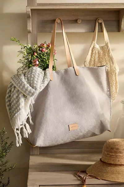 Terrain Hana Canvas Boat Bag In Gray