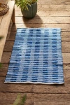 Terrain Hand-woven Rag Rug In Blue