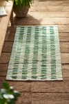 Terrain Hand-woven Rag Rug In Green