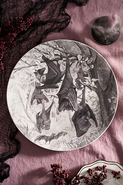 Terrain Hanging Bats Stoneware Serving Platter