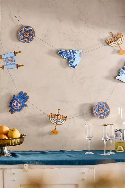 Terrain Hanukkah Paper Garland In Multi