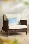 Terrain Harbor All Weather Wicker Lounge Chair, White Cushions