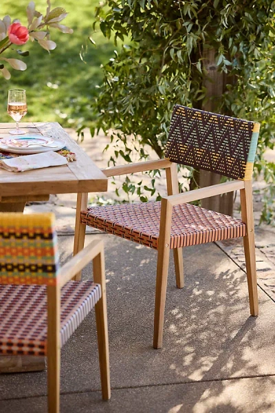 Terrain Havana Wicker + Teak Dining Chair, Global