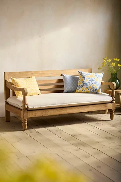 Terrain Haven Teak Sofa In Nude