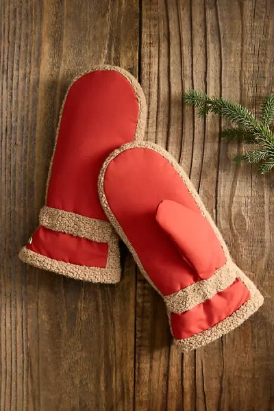 Terrain Hestra Ronja Insulated Mittens In Red