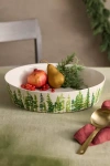 Terrain Holiday Forest Stoneware Serving Bowl In Green