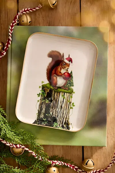 Terrain Holiday Printed Archival Tray In Brown