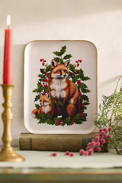 Terrain Holiday Printed Archival Tray In Brown