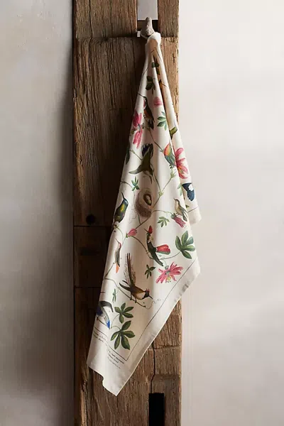 Terrain Hummingbirds Cotton Dish Towel In Multicolor