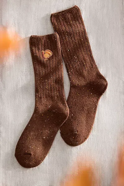 Terrain Icon Donegal Socks In Brown