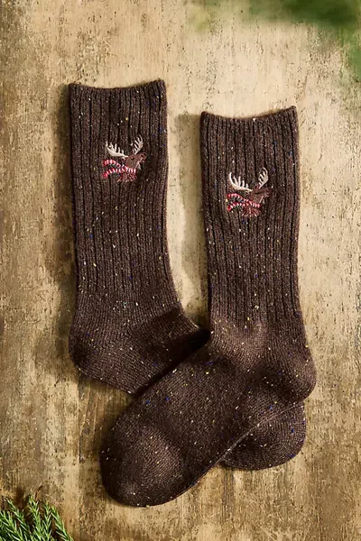 Terrain Icon Donegal Socks In Brown