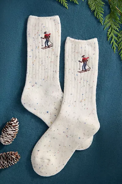 Terrain Icon Donegal Socks In White