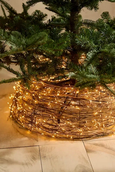 Terrain Illuminated Led Vine Tree Skirt In Multicolor
