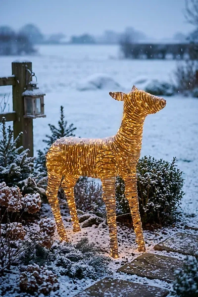 Terrain Illuminated Vine Reindeer Calf In Multi