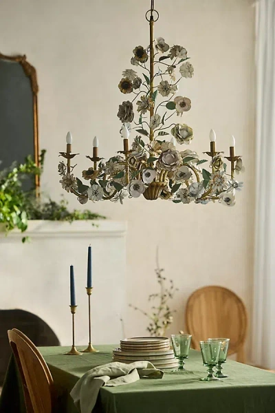 Terrain Iron Floral Chandelier In Multi