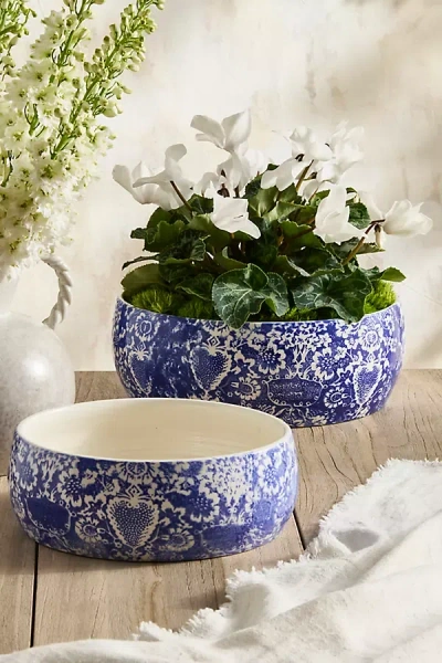 Terrain Italian Painted Floral Bowl Planter