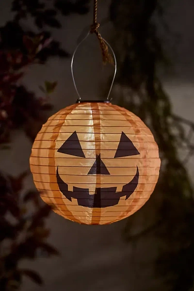 Terrain Jack-o'-lantern Solar Led Globe Lantern