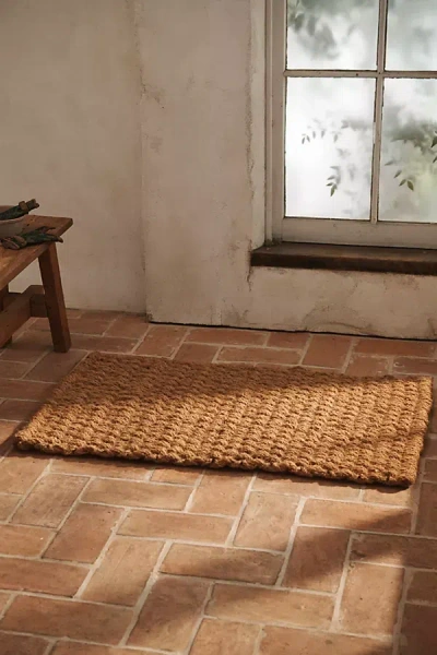 Terrain Jumbo Weave Coir Doormat In Brown
