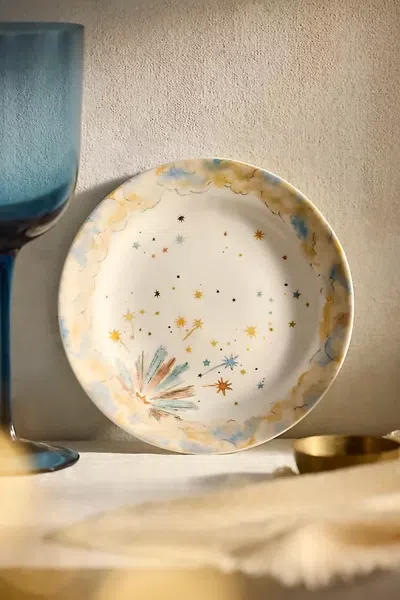 Terrain Kaleidoscope Stoneware Bread Plate In Multi