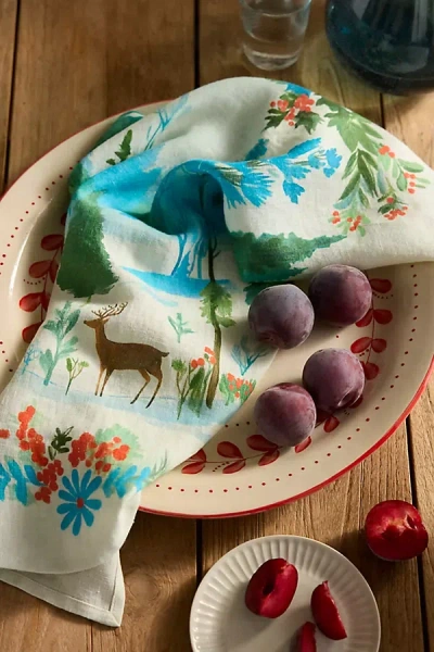 Terrain Lapland Deer Dish Towel In Multi