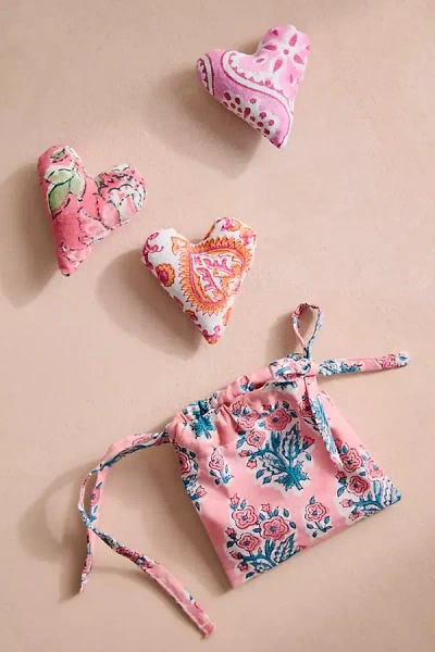 Terrain Lavender Heart Sachets, Set Of 3
