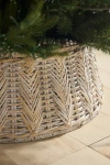 Terrain Leafy Rattan Hinged Tree Collar In Neutral