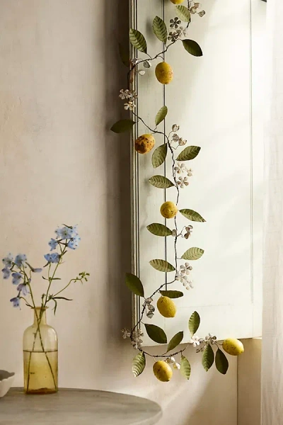 Terrain Lemon Vine Iron Garland In Multi