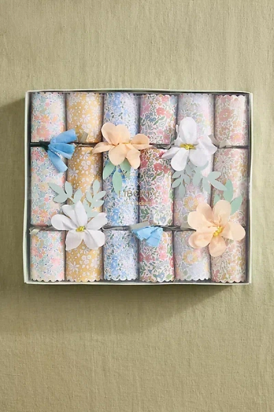 Terrain Liberty Flowers Floral Party Crackers, Set Of 6 In Multi