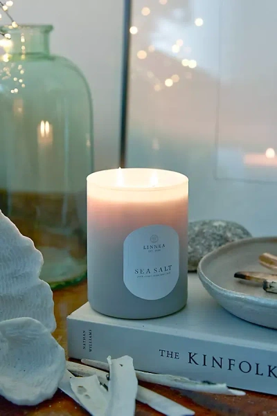 Terrain Candle, Sea Salt In Black
