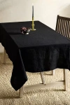 Terrain Lithuanian Linen Tablecloth In Black