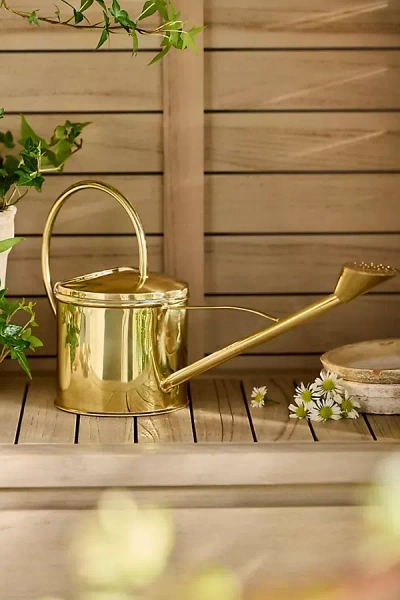 Terrain Long Spout Watering Can In Gold