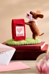 Terrain Love Letter Dog Felt Critter Scene In Multi